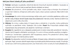 Hlavní zásady při jeho používání