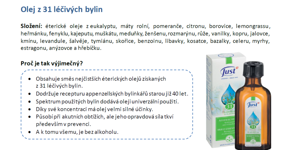 Proč je olej 31 vyjimečný